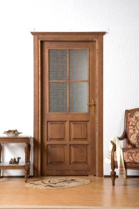 80-Masif Ahşap Ceviz Kapı 