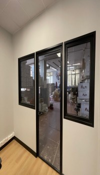 CMK53-Alüminyum çerçeveli, temperli düz cam 