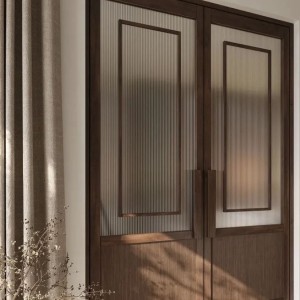 CKK10-Cift-Kanatli-Kapi Nerv&uuml;rl&uuml; Cam 