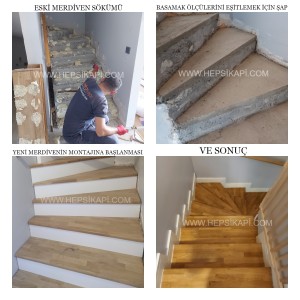 Ahşap merdiven - 13  